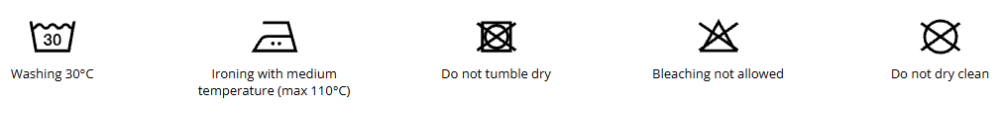 PICEA Shirts Care Instructions